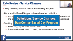 Changes to Definitions: Center-Based Day Program 
